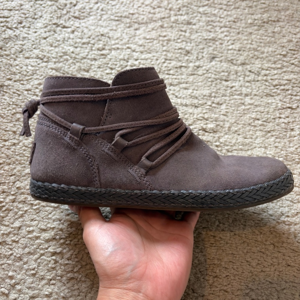 UGG Women’s Rianne Ankle Boot Gray Charcoal Size 6.5